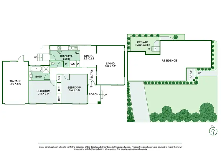 Floorplan of Homely unit listing, 1/39 Grant Street, Malvern East VIC 3145