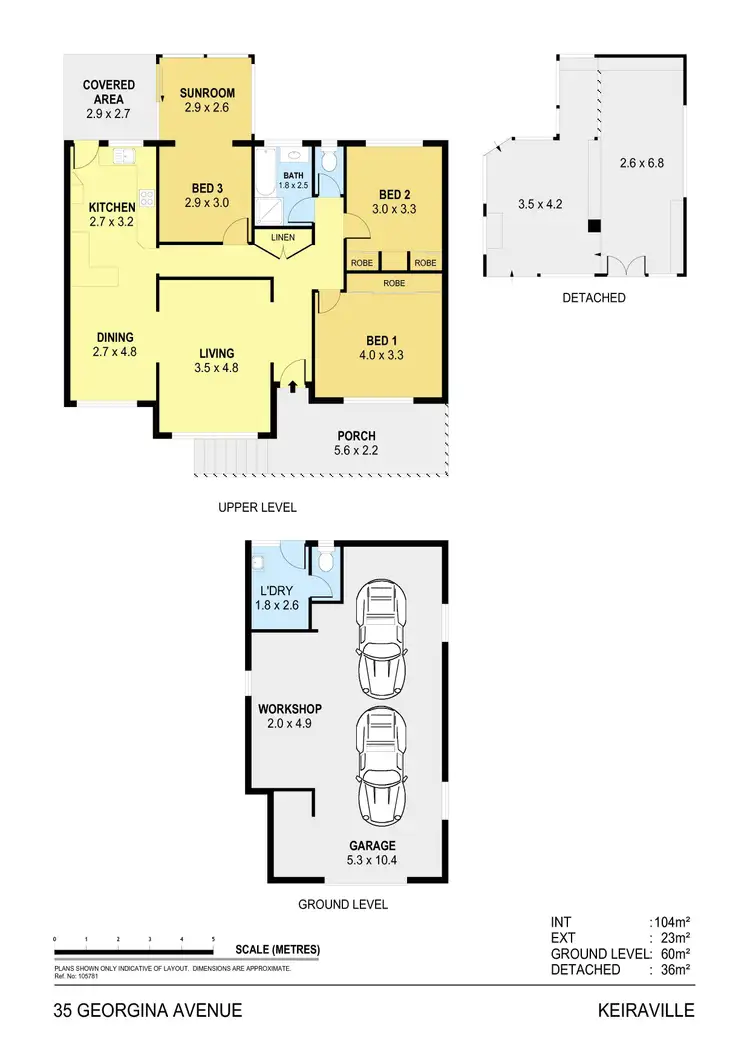Floorplan of Homely house listing, 35 Georgina Avenue, Keiraville NSW 2500