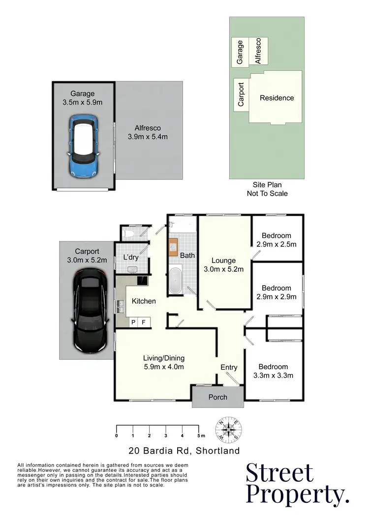 Floorplan of Homely house listing, 20 Bardia Road, Shortland NSW 2307