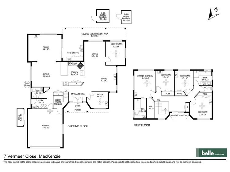 Floorplan of Homely house listing, 7 Vermeer Close, Mackenzie QLD 4156
