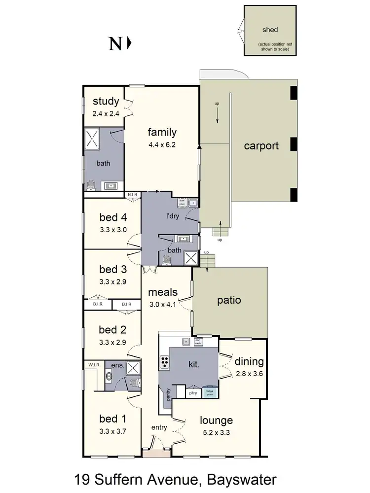 Floorplan of Homely house listing, 19 Suffern Avenue, Bayswater VIC 3153