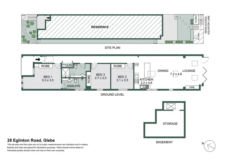Floorplan of Homely house listing, 28 Eglinton Road, Glebe NSW 2037