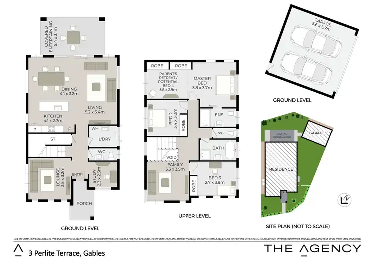 Floorplan of Homely house listing, 3 Perlite Terrace, Gables NSW 2765