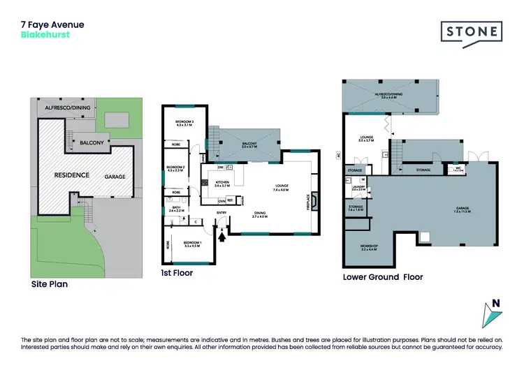 Floorplan of Homely house listing, 7 Faye Avenue, Blakehurst NSW 2221