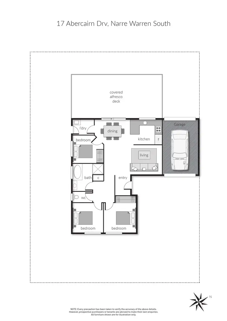 Floorplan of Homely house listing, 17 Abercairn Drive, Narre Warren South VIC 3805