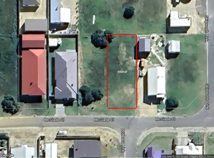Floorplan of Homely land listing, 23 McGlade Close, Bremer Bay WA 6338