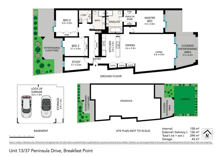 Floorplan of Homely apartment listing, 13/35-39 Peninsula Drive, Breakfast Point NSW 2137