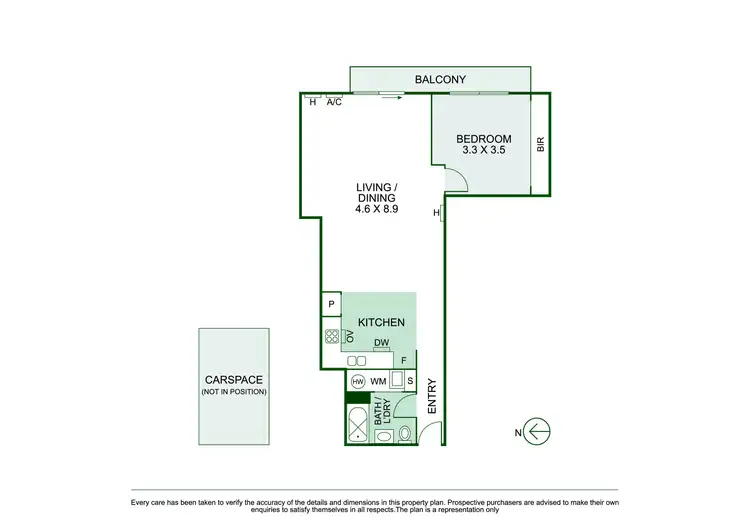 Floorplan of Homely apartment listing, 208/11 Hillingdon Place, Prahran VIC 3181