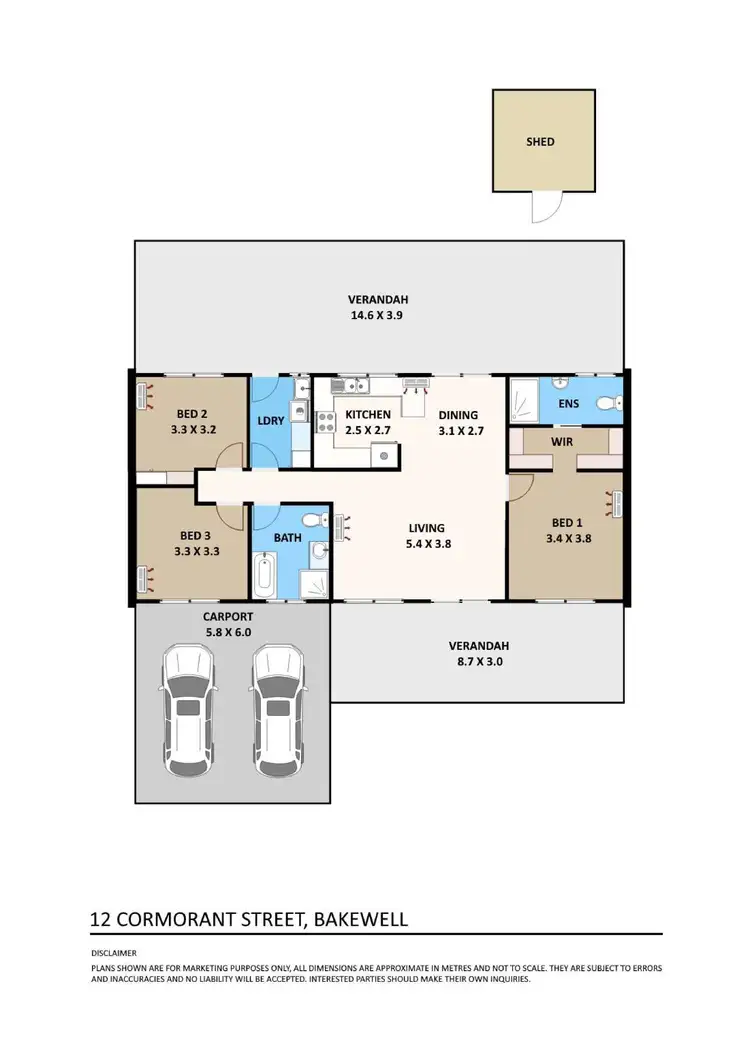 Floorplan of Homely house listing, 12 Cormorant Street, Bakewell NT 832