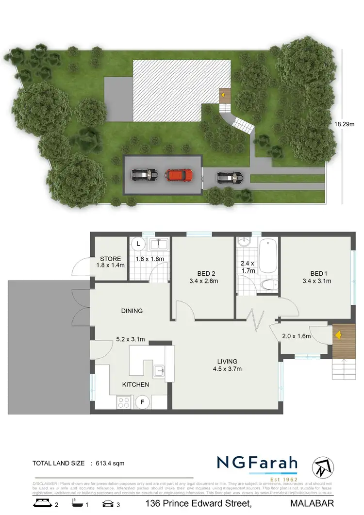 Floorplan of Homely house listing, 136 Prince Edward Street, Malabar NSW 2036