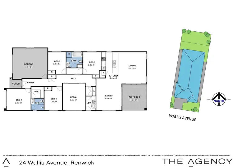 Floorplan of Homely house listing, 24 Wallis Avenue, Renwick NSW 2575