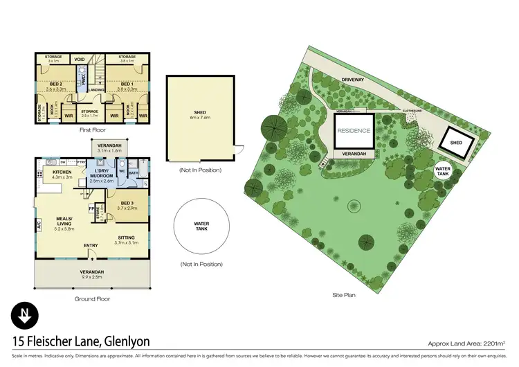 Floorplan of Homely house listing, 15 Fleischer Lane, Glenlyon VIC 3461