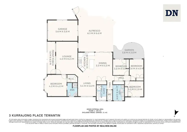 Floorplan of Homely house listing, 3 Kurrajong Place, Tewantin QLD 4565