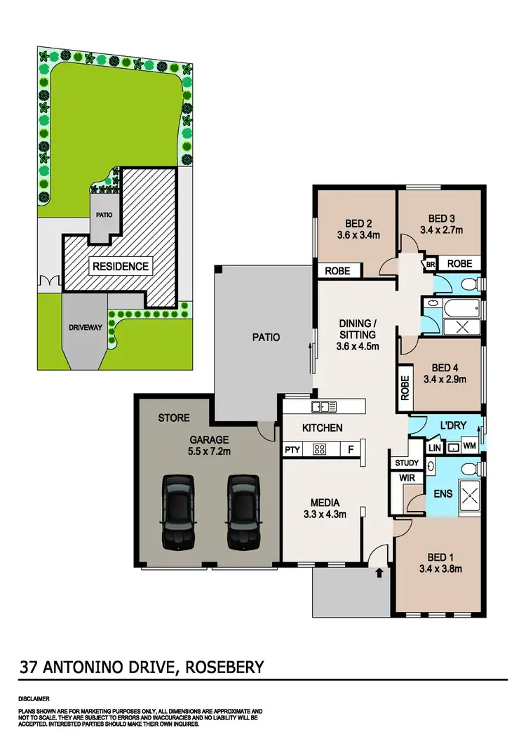 Floorplan of Homely house listing, 37 Antonino Drive, Rosebery NT 832