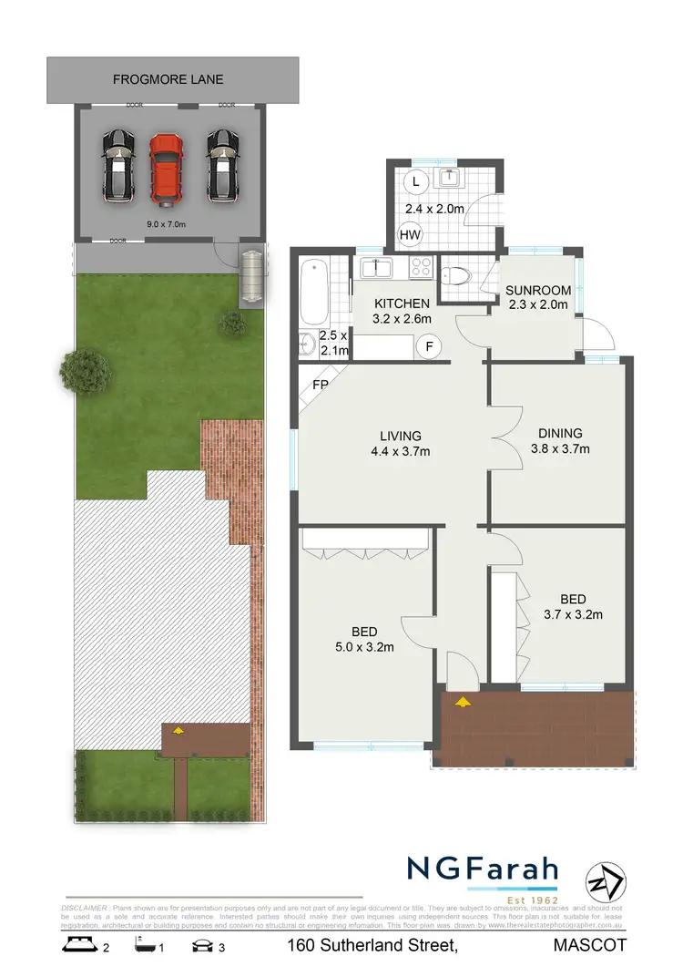 Floorplan of Homely house listing, 160 Sutherland Street, Mascot NSW 2020