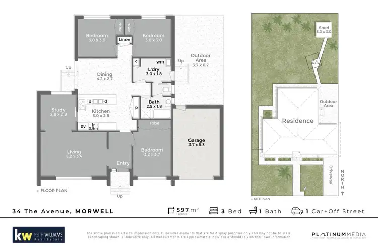 Floorplan of Homely house listing, 34 The Avenue, Morwell VIC 3840