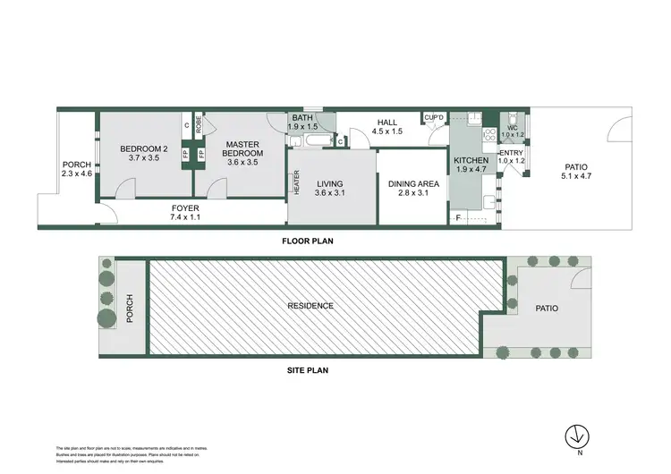 Floorplan of Homely house listing, 805 Drummond Street, Carlton North VIC 3054