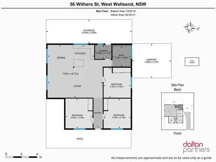 Floorplan of Homely house listing, 56 Withers Street, West Wallsend NSW 2286