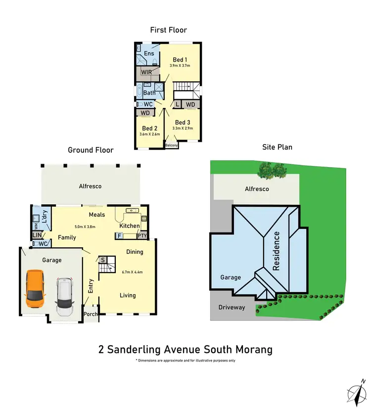 Floorplan of Homely house listing, 2 Sanderling Avenue, South Morang VIC 3752