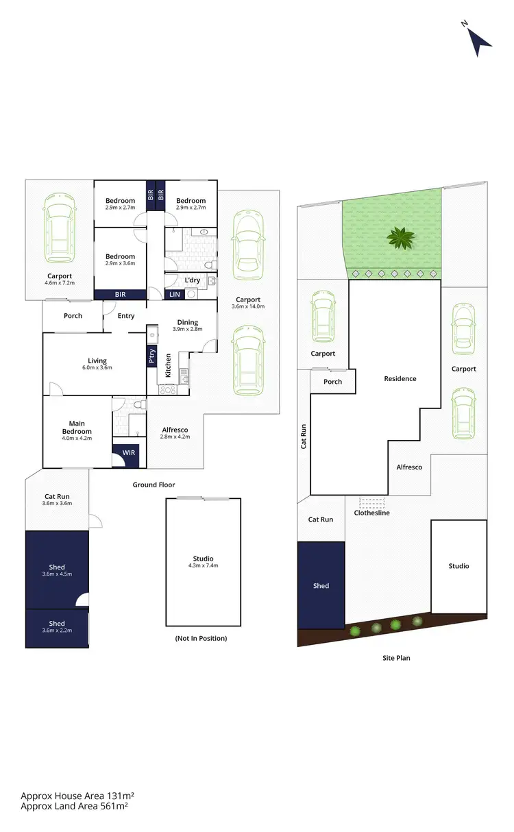 Floorplan of Homely house listing, 6 Terrigal Street, Mornington VIC 3931