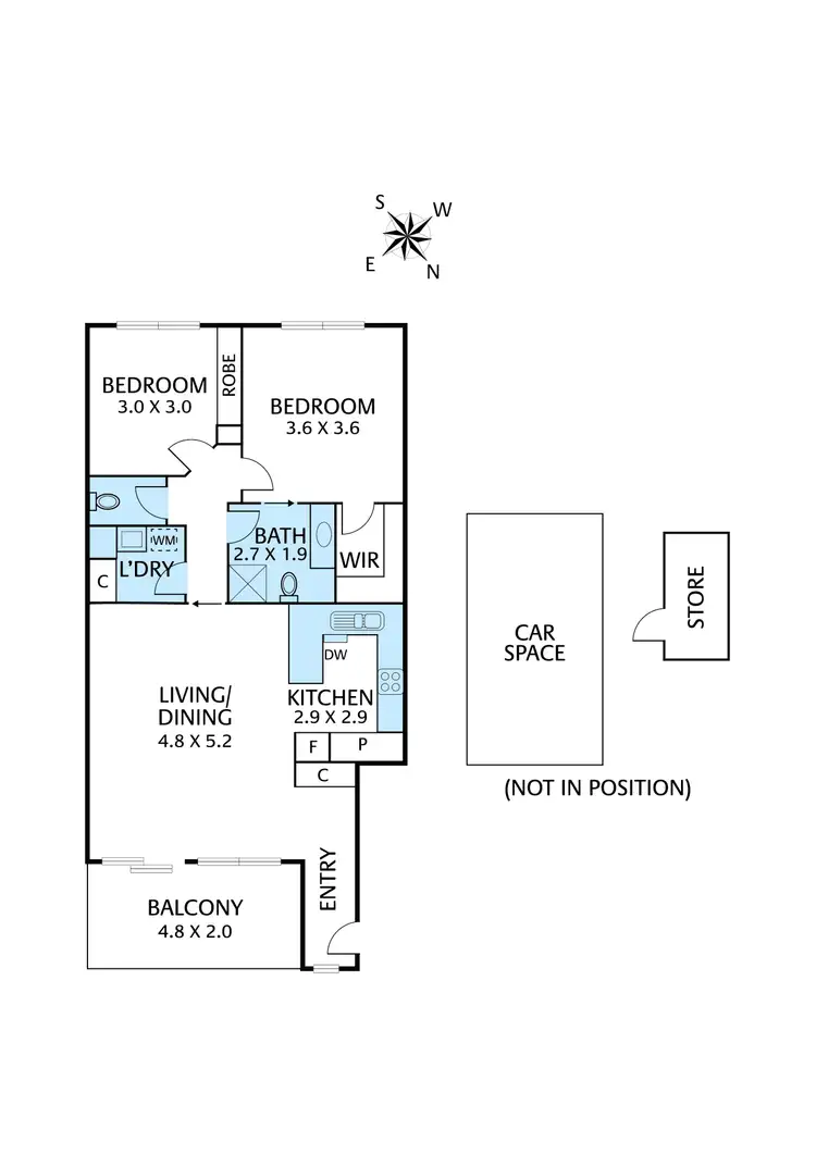 Floorplan of Homely apartment listing, 7/97 Canterbury Road, Heathmont VIC 3135