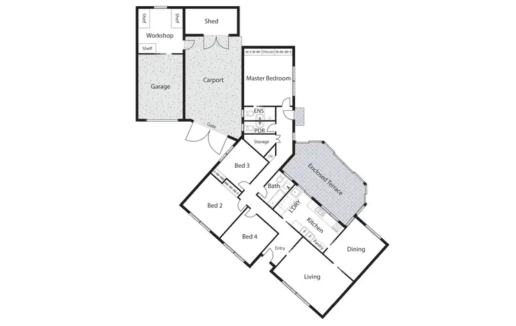 Floorplan of Homely house listing, 22 Collings Street, Pearce ACT 2607
