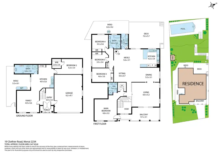 Floorplan of Homely house listing, 19 Clothier Road, Menai NSW 2234