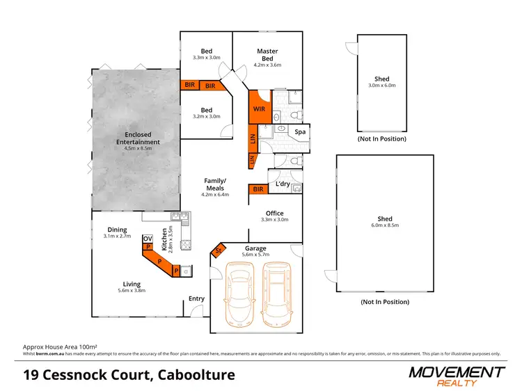 Floorplan of Homely house listing, 19 Cessnock Court, Caboolture QLD 4510