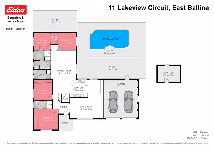 Floorplan of Homely house listing, 11 Lakeview Circuit, East Ballina NSW 2478