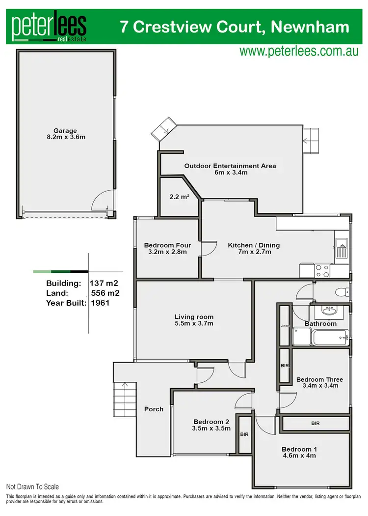 Floorplan of Homely house listing, 7 Crestview Court, Newnham TAS 7248