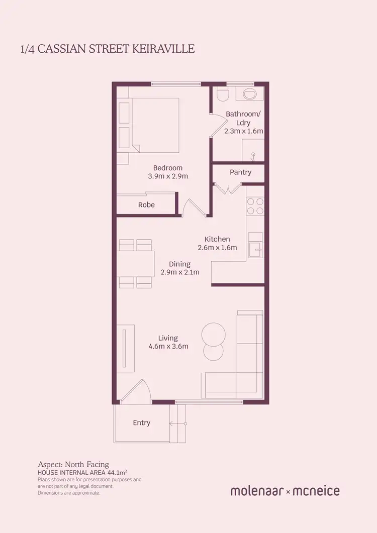 Floorplan of Homely house listing, 1/4 Cassian Street, Keiraville NSW 2500