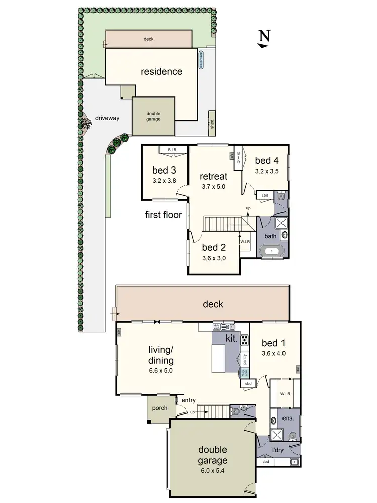 Floorplan of Homely house listing, 10A Gladesville Drive, Kilsyth VIC 3137