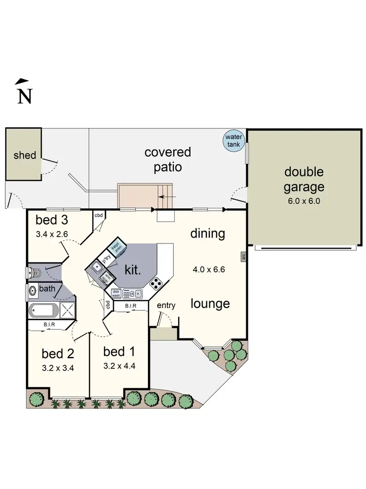 Floorplan of Homely unit listing, 5/28 Karingal Street, Croydon North VIC 3136