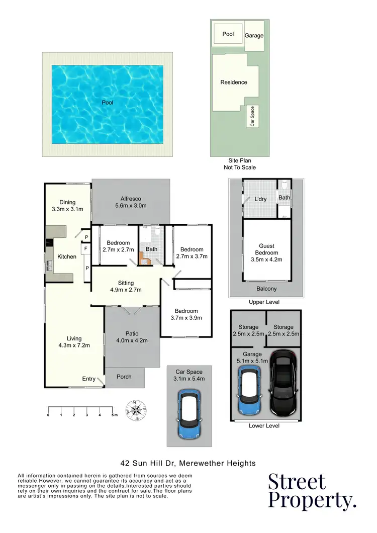 Floorplan of Homely house listing, 42 Sun Hill Drive, Merewether Heights NSW 2291