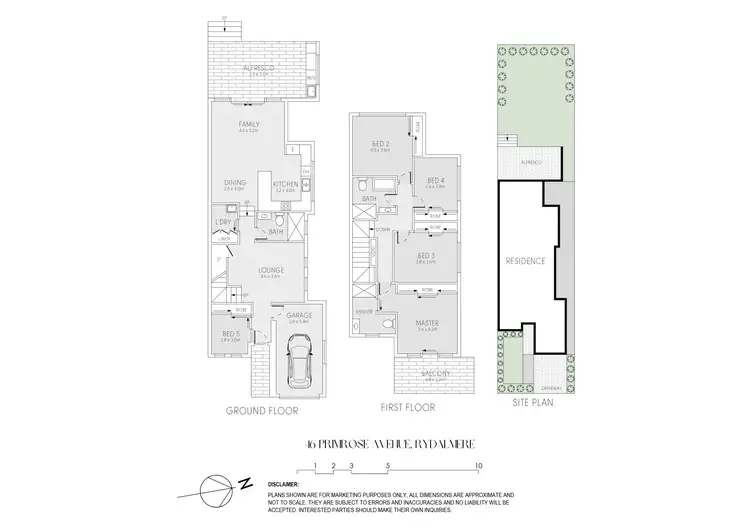 Floorplan of Homely semi-detached listing, 46 Primrose Avenue, Rydalmere NSW 2116