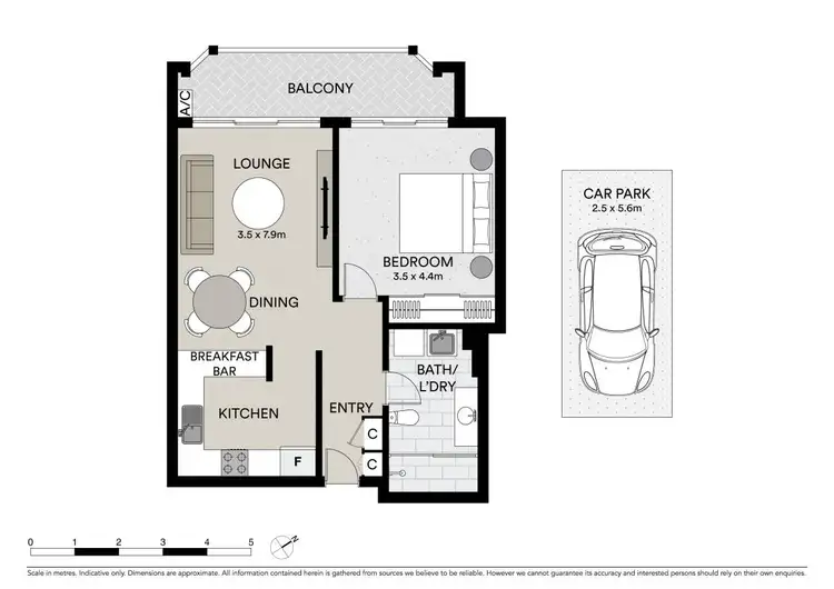 Floorplan of Homely apartment listing, 53/110 Sussex Street, Sydney NSW 2000