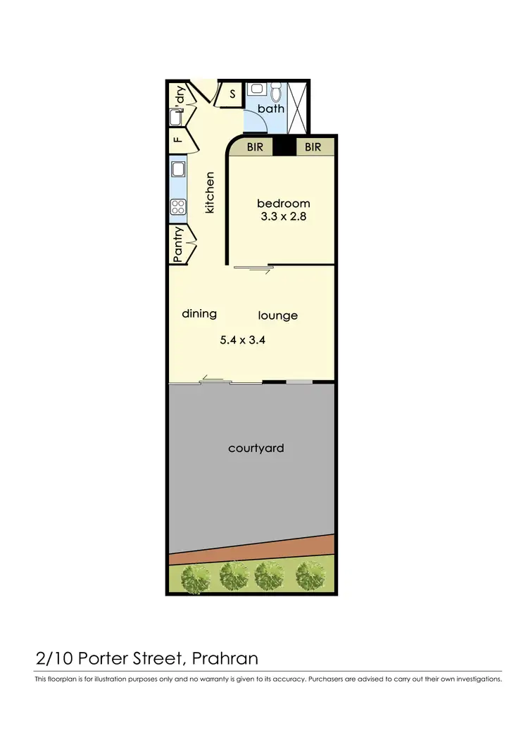 Floorplan of Homely apartment listing, 2/10 Porter Street, Prahran VIC 3181