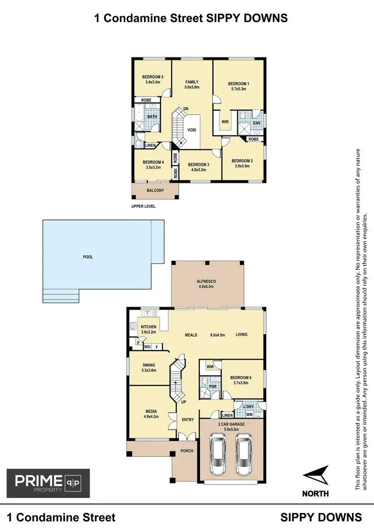 Floorplan of Homely house listing, 1 Condamine Street, Sippy Downs QLD 4556
