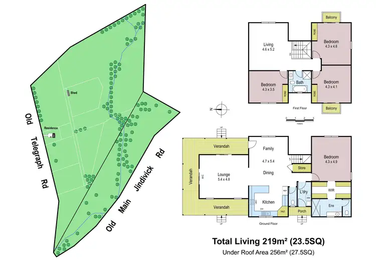 Floorplan of Homely house listing, 535 Old Telegraph Road, Jindivick VIC 3818