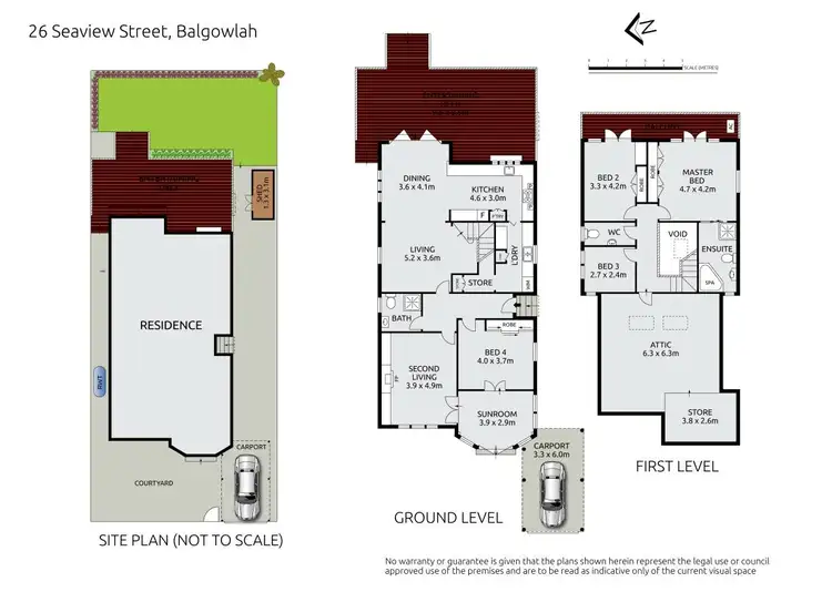 Floorplan of Homely house listing, 26 Seaview Street, Balgowlah NSW 2093