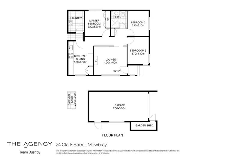 Floorplan of Homely house listing, 24 Clark Street, Mowbray TAS 7248
