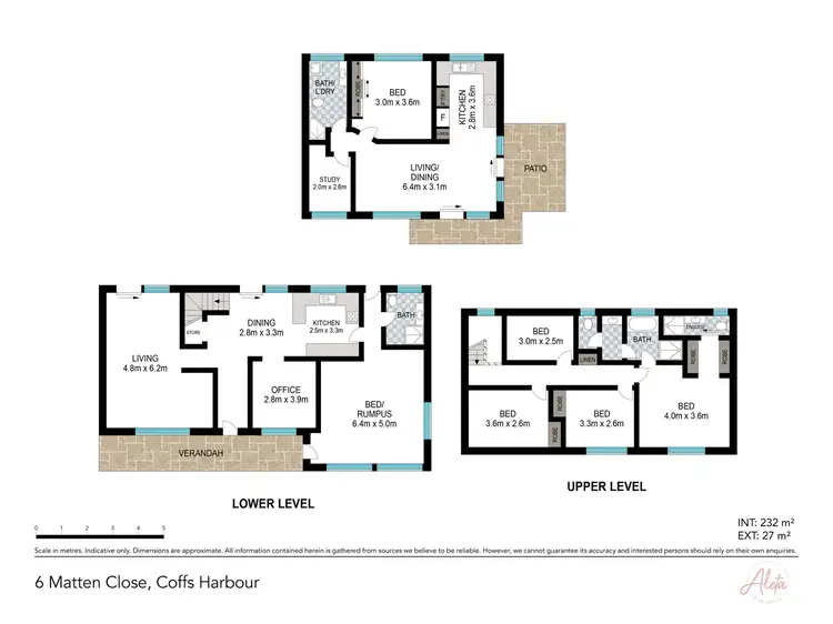 Floorplan of Homely house listing, 6 Matten Close, Coffs Harbour NSW 2450