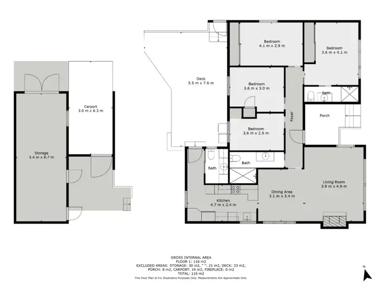 Floorplan of Homely house listing, 5 Mawson Street, Cooma NSW 2630