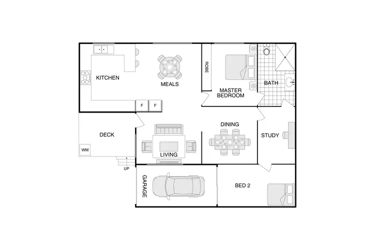Floorplan of Homely villa listing, 249/250 Canberra Avenue, Symonston ACT 2609