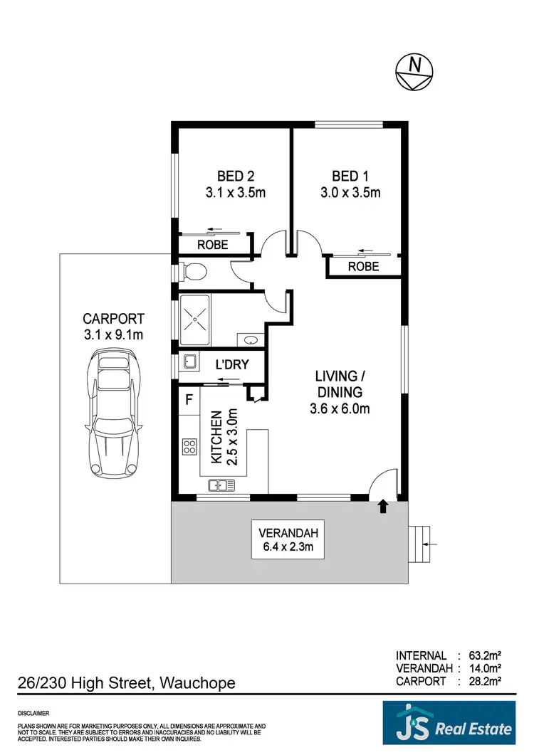Floorplan of Homely house listing, 26/230 High Street, Wauchope NSW 2446