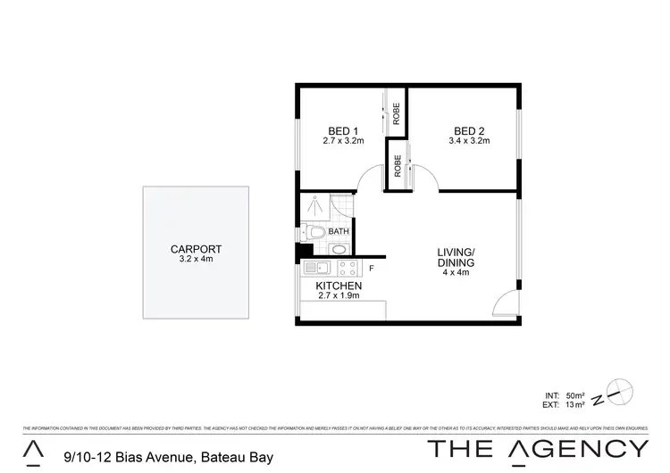 Floorplan of Homely apartment listing, 9/10-12 Bias Avenue, Bateau Bay NSW 2261