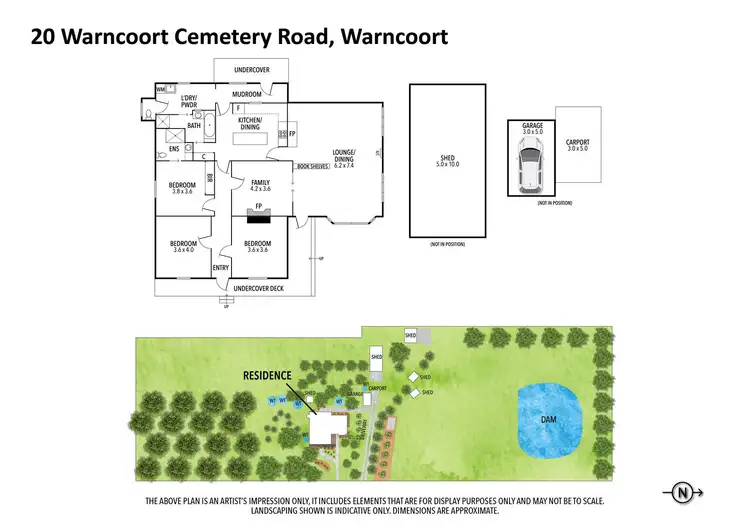 Floorplan of Homely rural property listing, 20 Warncoort Cemetery Road, Warncoort VIC 3243