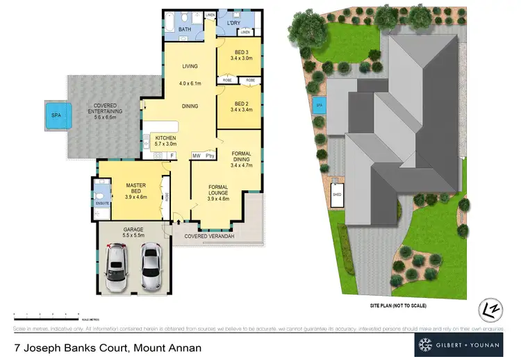 Floorplan of Homely house listing, 7 Joseph Banks Court, Mount Annan NSW 2567