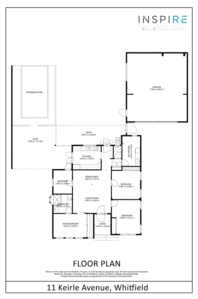 Floorplan of Homely house listing, 11 Keirle Avenue, Whitfield QLD 4870