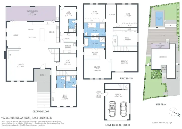 Floorplan of Homely house listing, 7 Mycumbene Avenue, East Lindfield NSW 2070